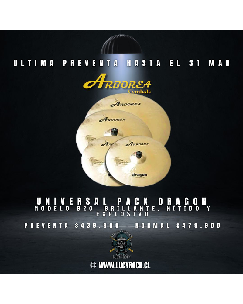 PREVENTA SET ARBOREA DRAGON 14 16 20