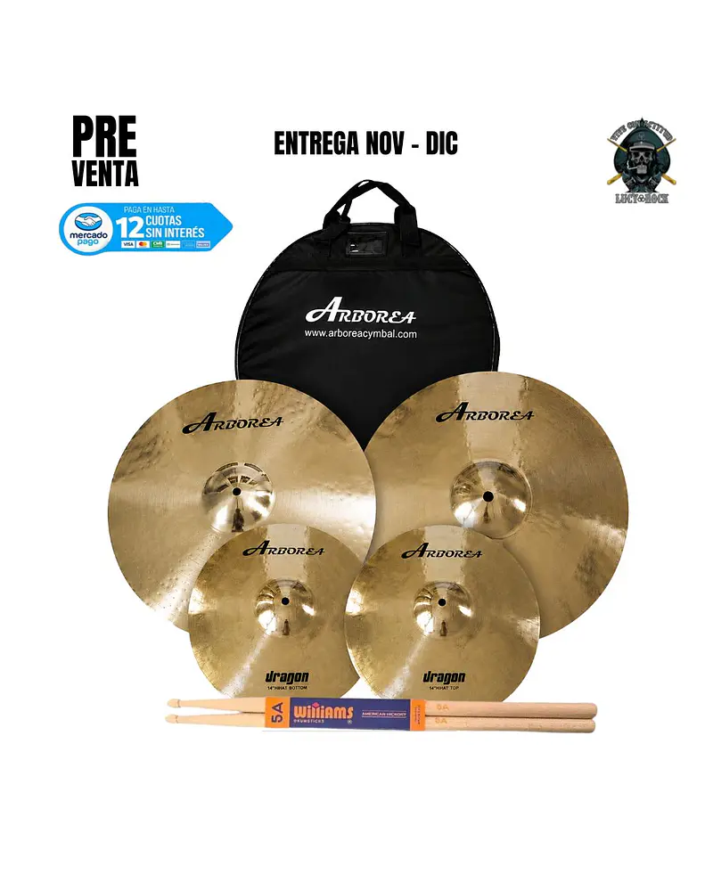 PREVENTA SET DRAGON 14 - 16 - 20