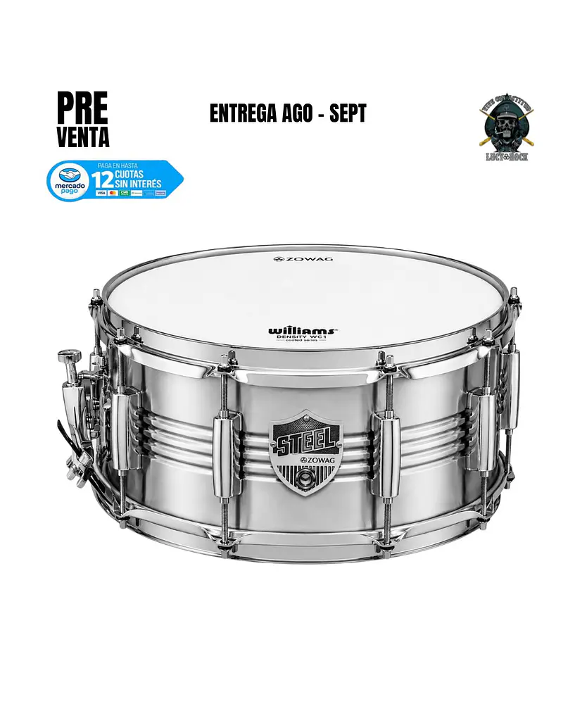 PREVENTA CAJA METALICA 10 AFINADORES 14X5.5