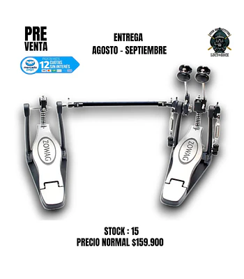 PREVENTA DOBLE PEDAL ZOWAG VENOR