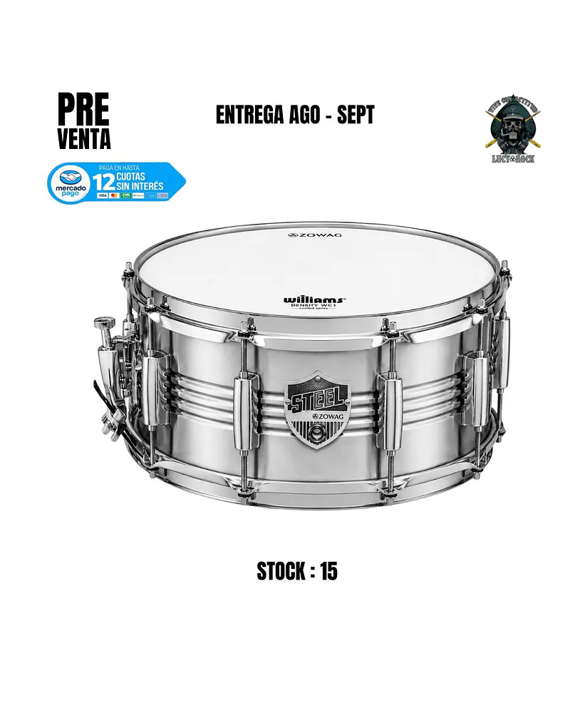 PREVENTA CAJA METALICA 10 AFINADORES 14X5.5
