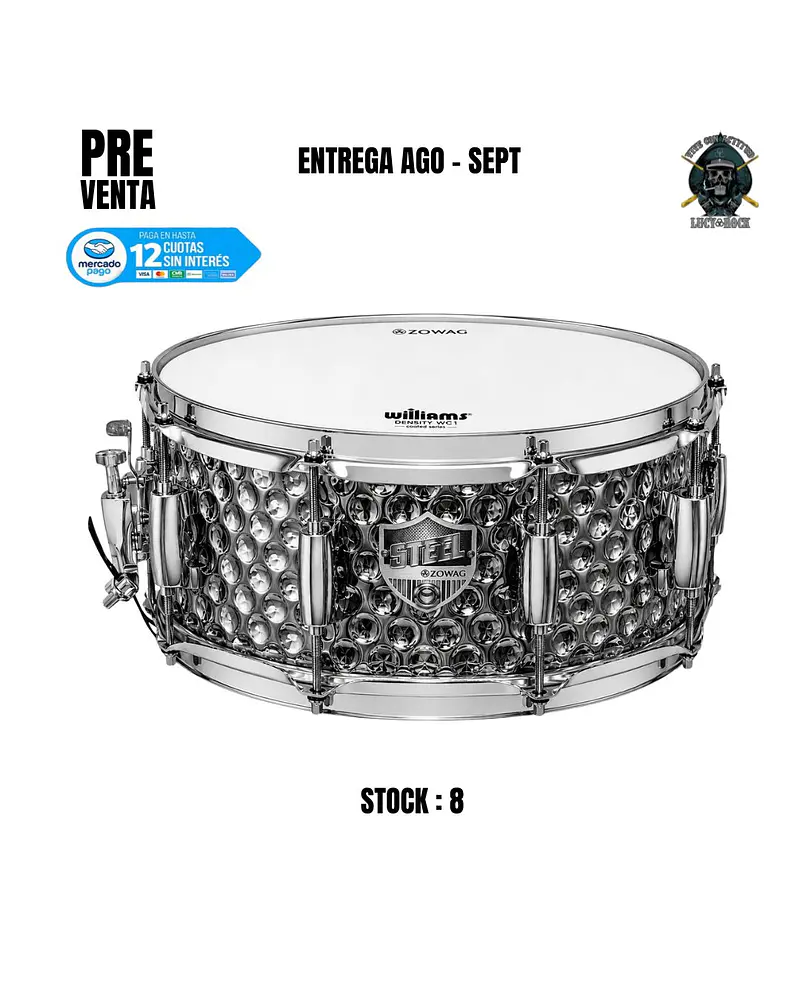 PREVENTA CAJA MARTILLADA ACERO 14X6.5