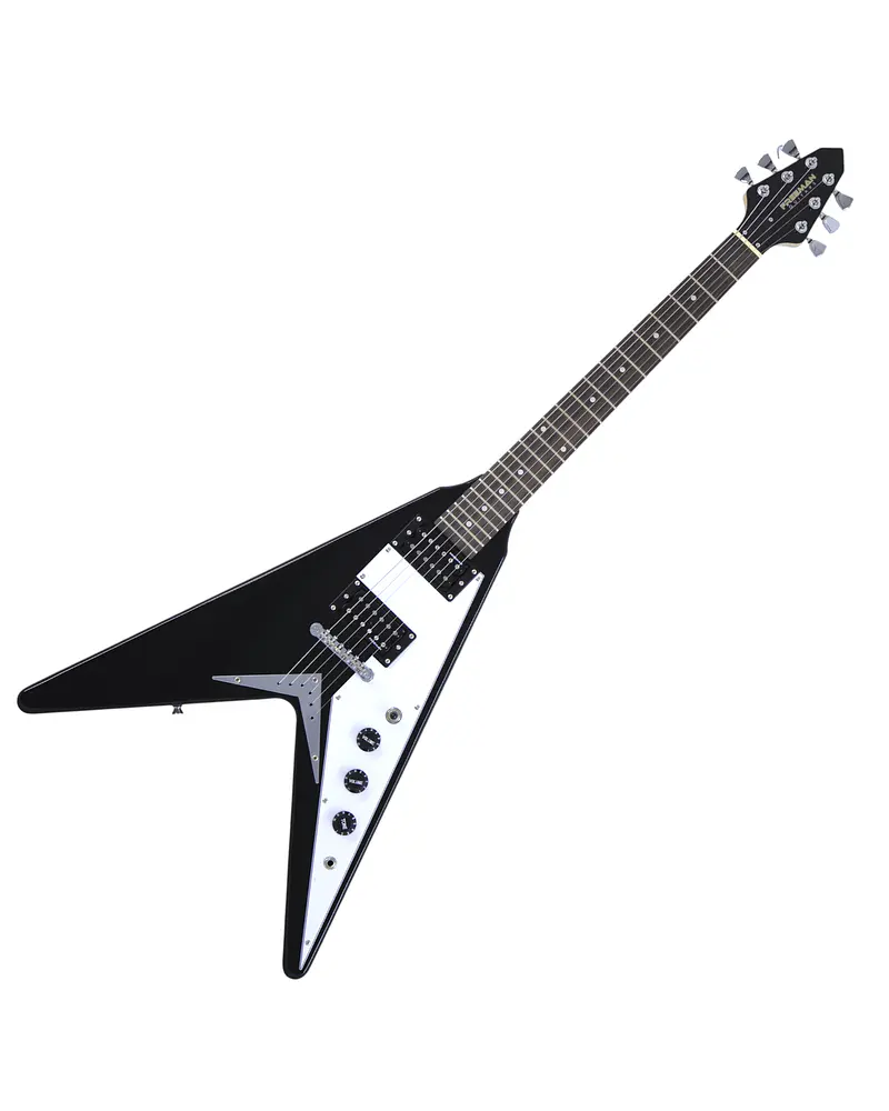 Guitarra Eléctrica Flying V Freeman FRFV300 - Negro