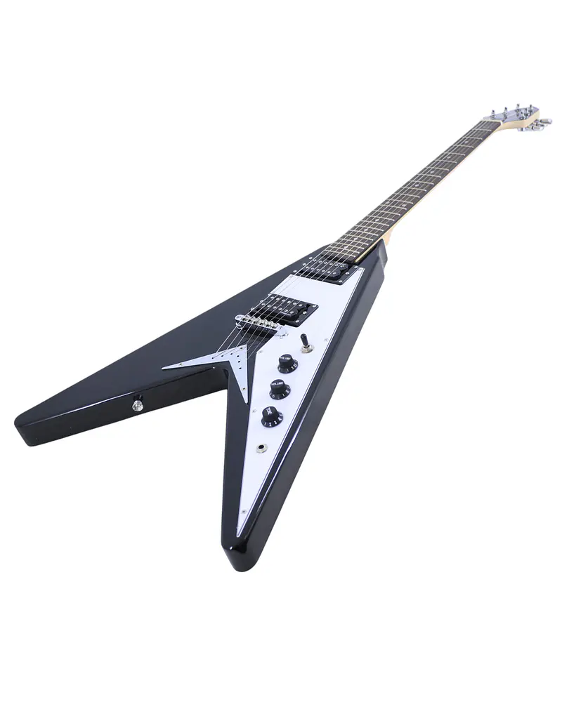 Guitarra Eléctrica Flying V Freeman FRFV300 - Negro