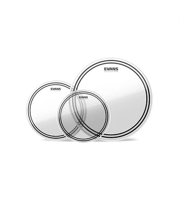 SET DE PARCHES EVANS  10"-12"-14'' CLEAR FUSION