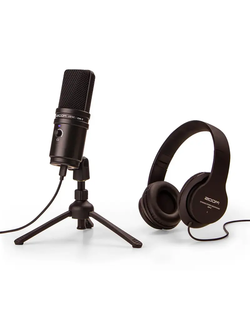 PACK MICROFONO USB ZOOM 2 USB