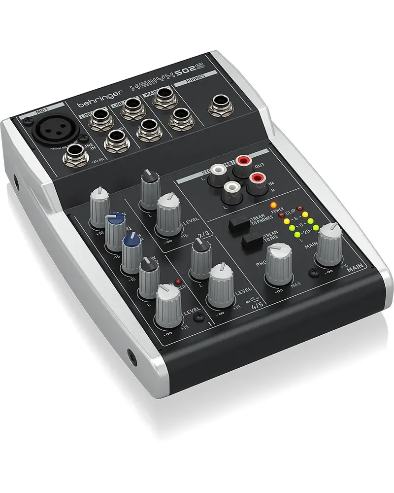 MIXER ANALOGO USB BEHRINGER XENYX 502S