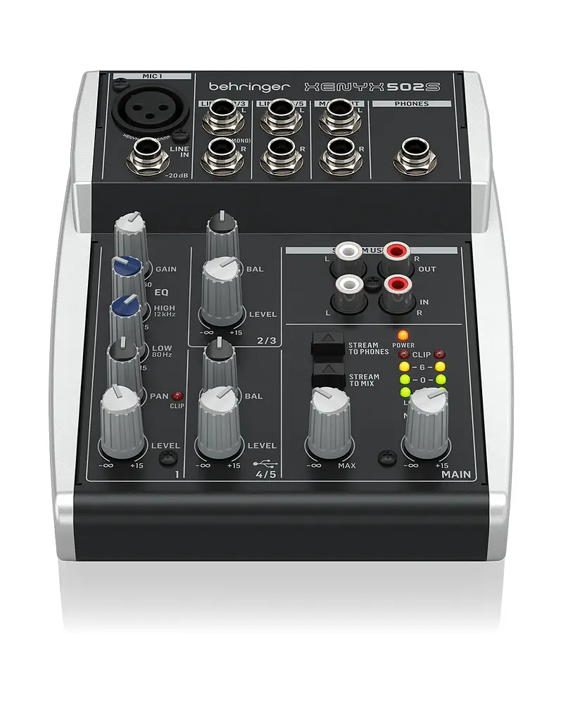 MIXER ANALOGO USB BEHRINGER XENYX 502S