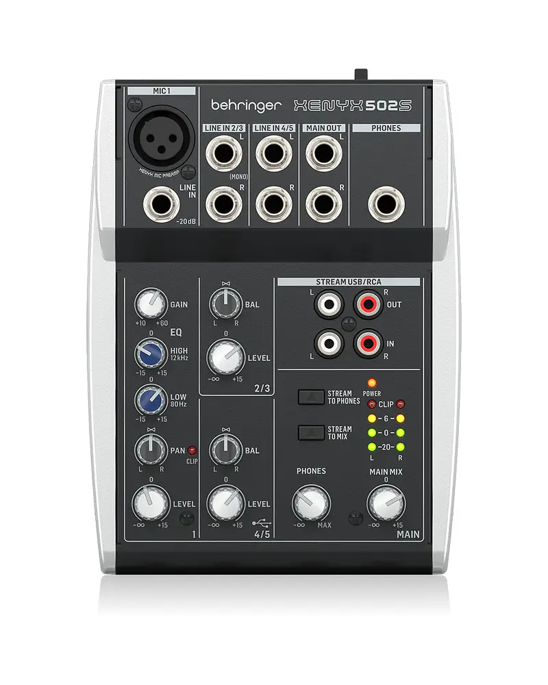 MIXER ANALOGO USB BEHRINGER XENYX 502S