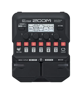 PEDALERA MULTIEFECTO ZOOM G1 FOUR