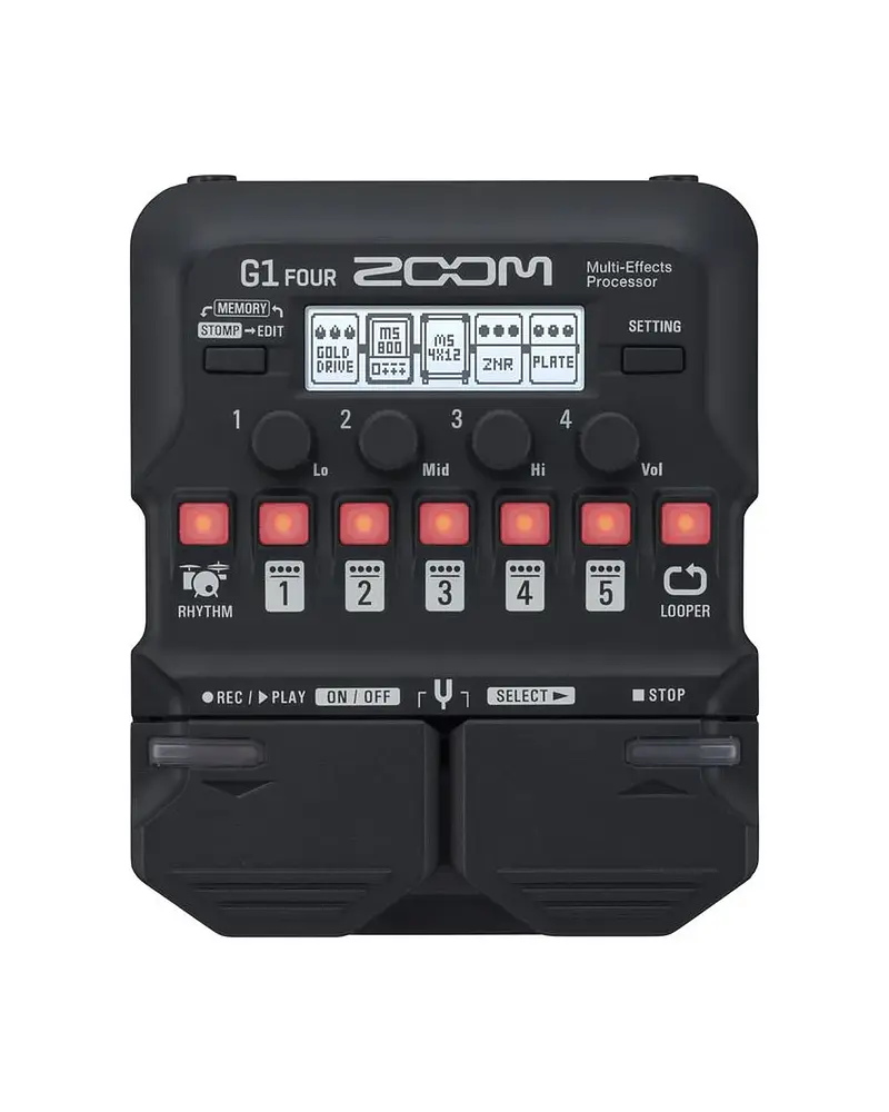 PEDALERA MULTIEFECTO ZOOM G1 FOUR