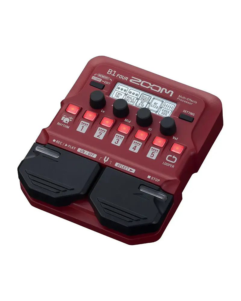 PEDALERA MULTIEFECTO PARA BAJO ZOOM B1 FOUR 