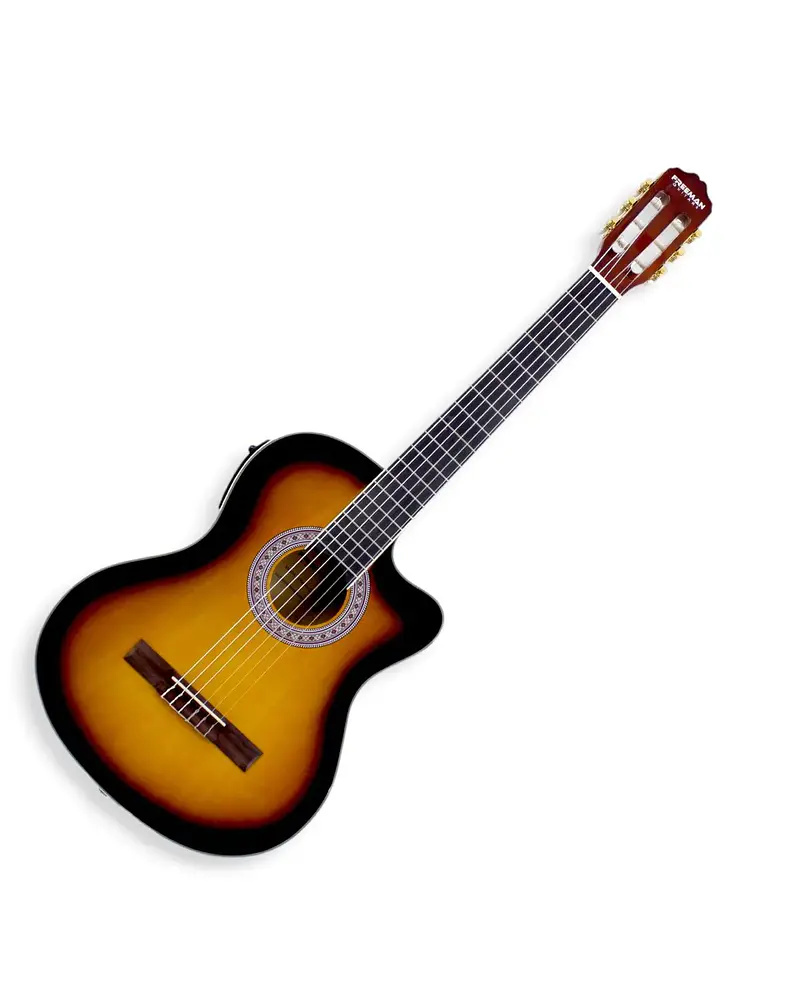 GUITARRA CLASICA ELECTROACUSTICA SLIM FREEMAN FRA95NCET