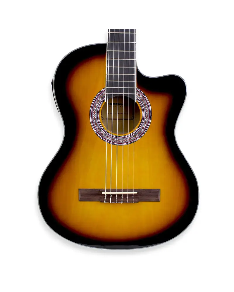 GUITARRA CLASICA ELECTROACUSTICA SLIM FREEMAN FRA95NCET