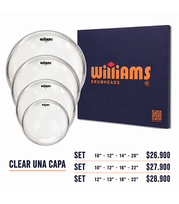 PACK WILLIAMS CLEAR 1 CAPA 