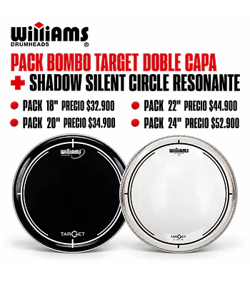 PACK BOMBO TARGET + SHADOW SILENT CIRCLE