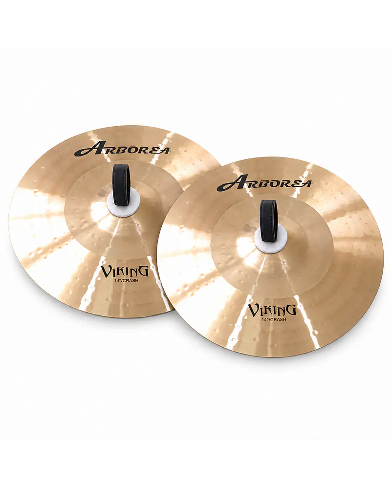 PLATILLOS DE BANDA 14" ARBOREA VIKING SEMI PRO (PAR)