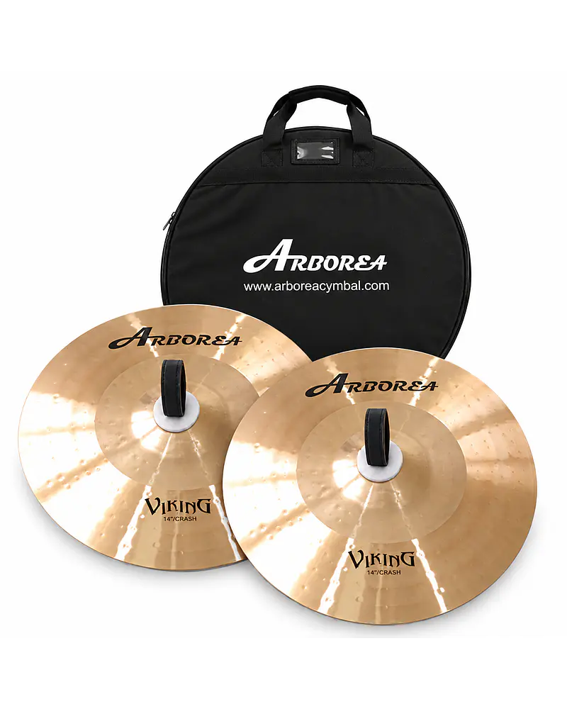 PLATILLOS DE BANDA 14" ARBOREA VIKING SEMI PRO (PAR)