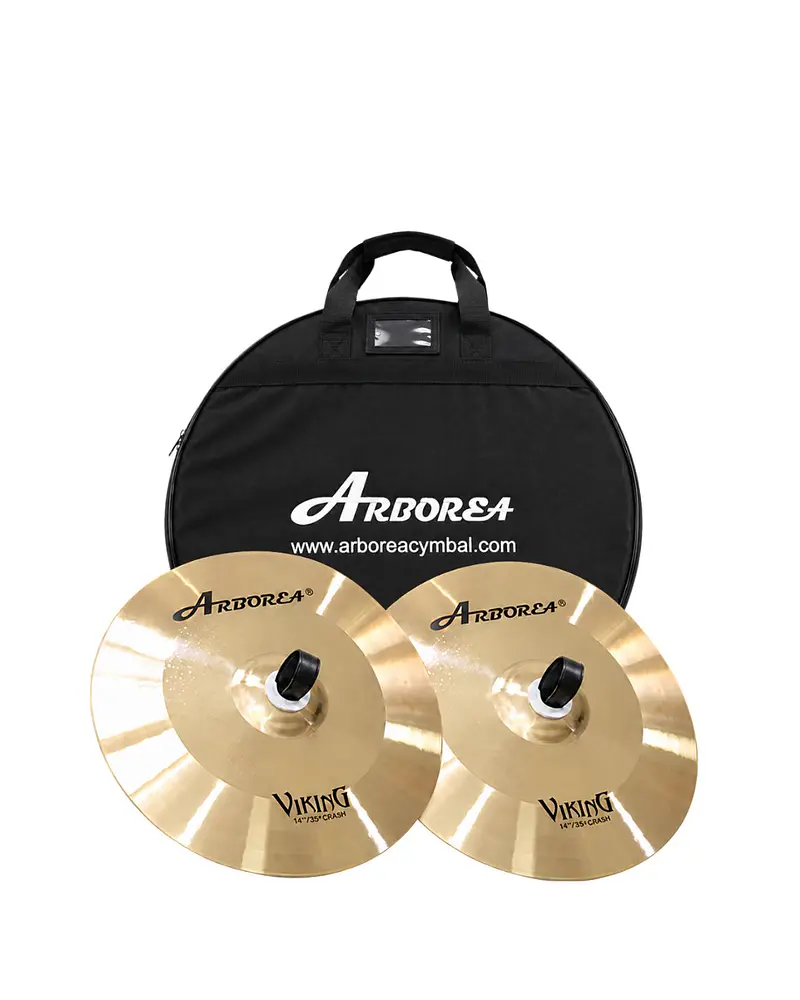 PLATILLOS DE BANDA 14" ARBOREA VIKING SEMI PRO (PAR)