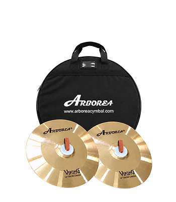 PLATILLOS DE BANDA 14" ARBOREA VIKING SEMI PRO (PAR)