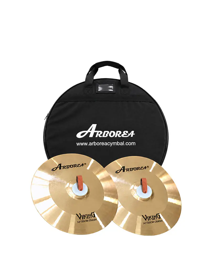 PLATILLOS DE BANDA 14" ARBOREA VIKING SEMI PRO (PAR)