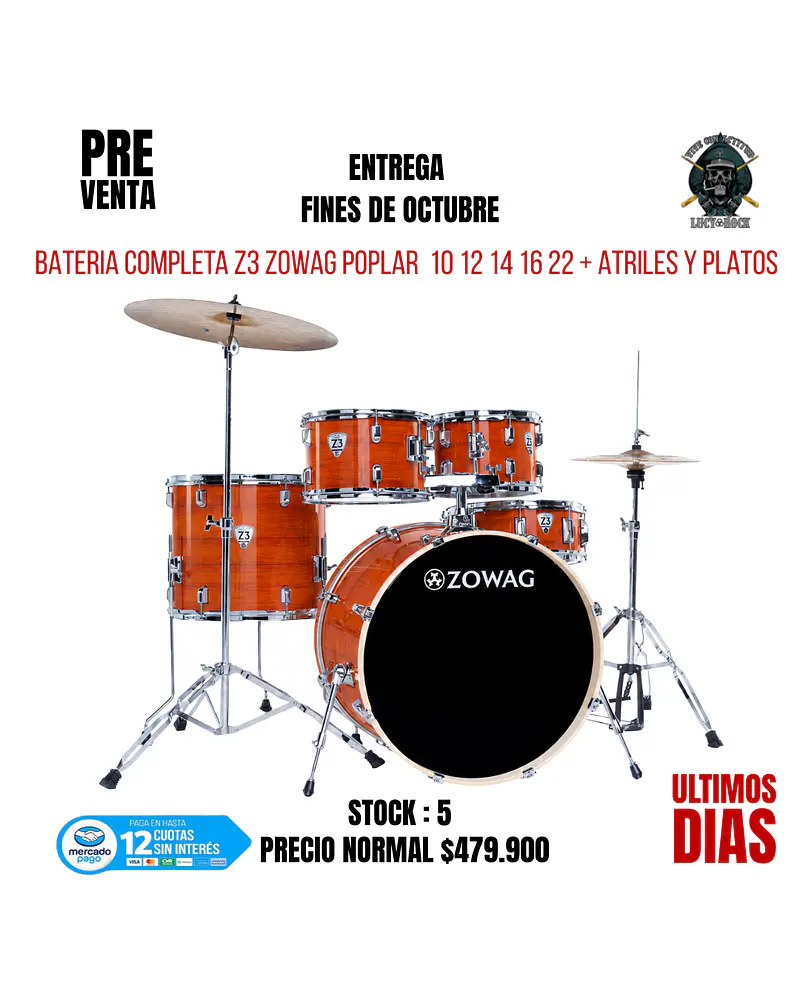 PREVENTA BATERIA Z3 ZOWAG POPLAR RED CEDAR