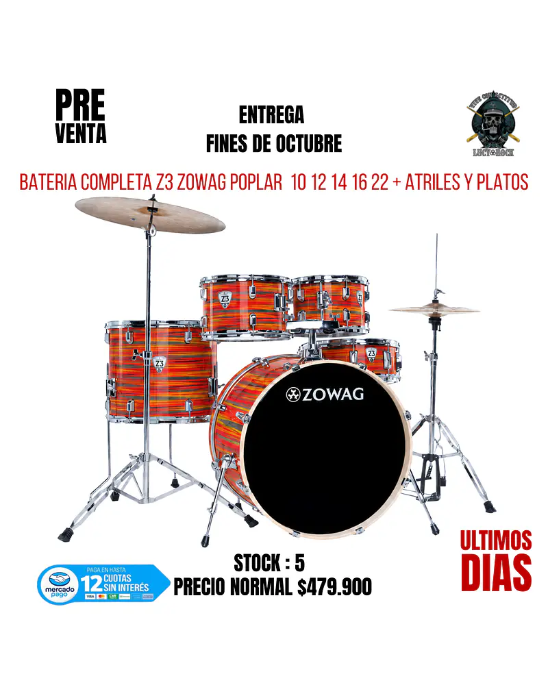 PREVENTA BATERIA Z3 ZOWAG POPLAR SWEET TIGER