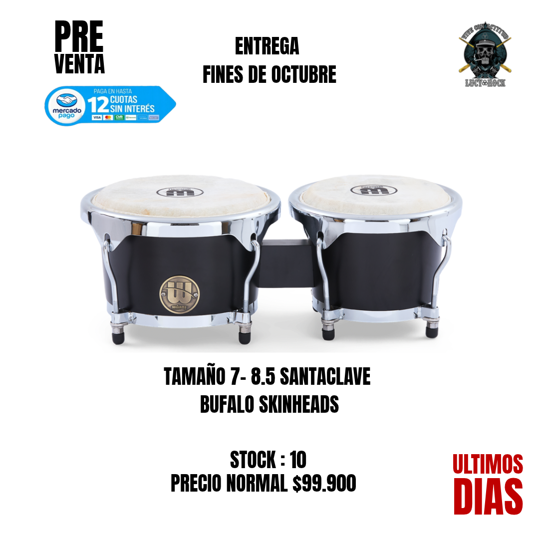 PREVENTA BONGO 7-8.5 SANTACLAVE