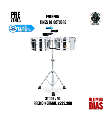 PREVENTA TIMBALON 14/15X10