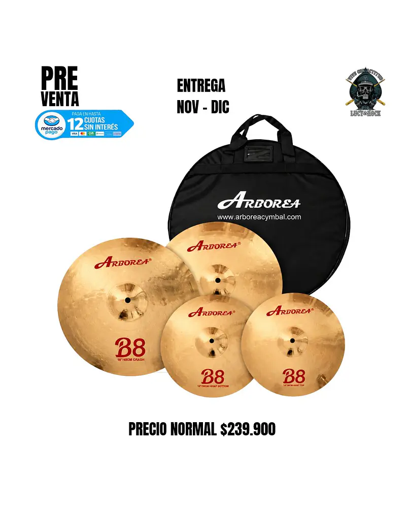PREVENTA SET UNIVERSAL B8 14 16 20