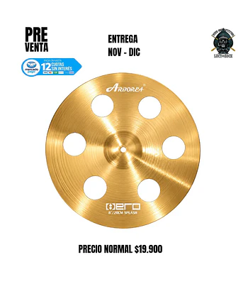 PREVENTA SPLASH 8" OZONE HERO GOLDEN 