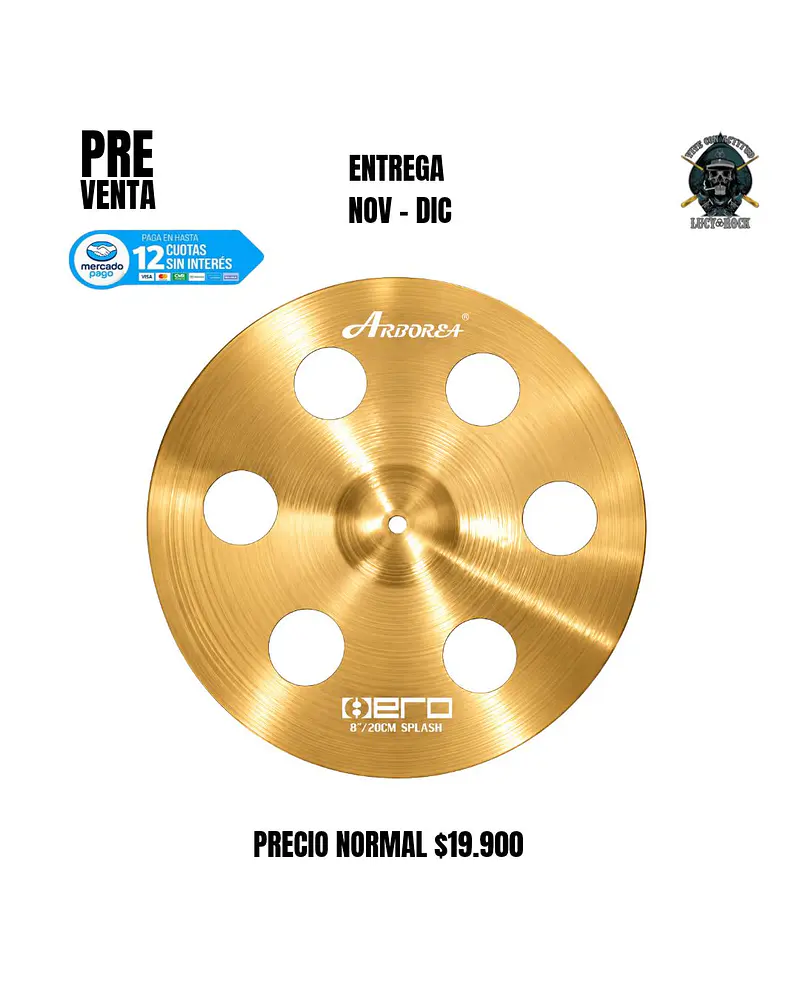 PREVENTA SPLASH 8" OZONE HERO GOLDEN 