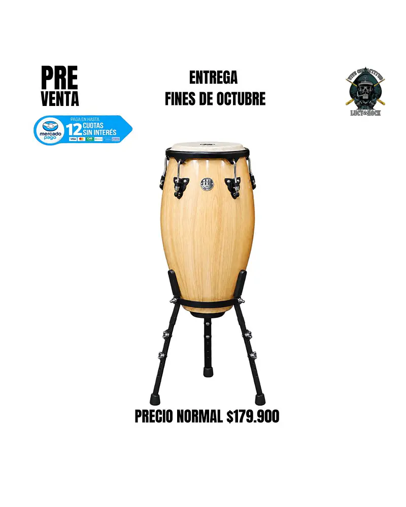 PREVENTA CONGA 11.75" - NATURAL WOOD WILLIAMS