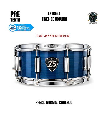 PREVENTA CAJA Z5 14X5.5 10 AFINADORES BIRCH PREMIUM BLUE WARE