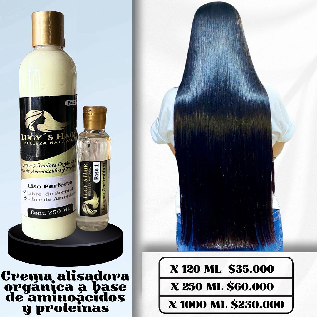 Keratina Orgánica Liso Perfecto x 250 ML 2