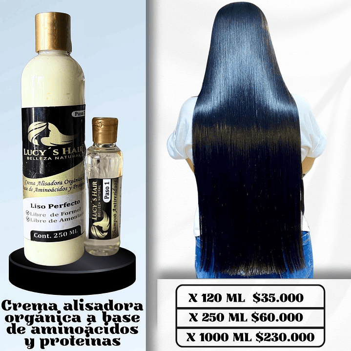 Keratina Orgánica Liso Perfecto x 250 ML 2