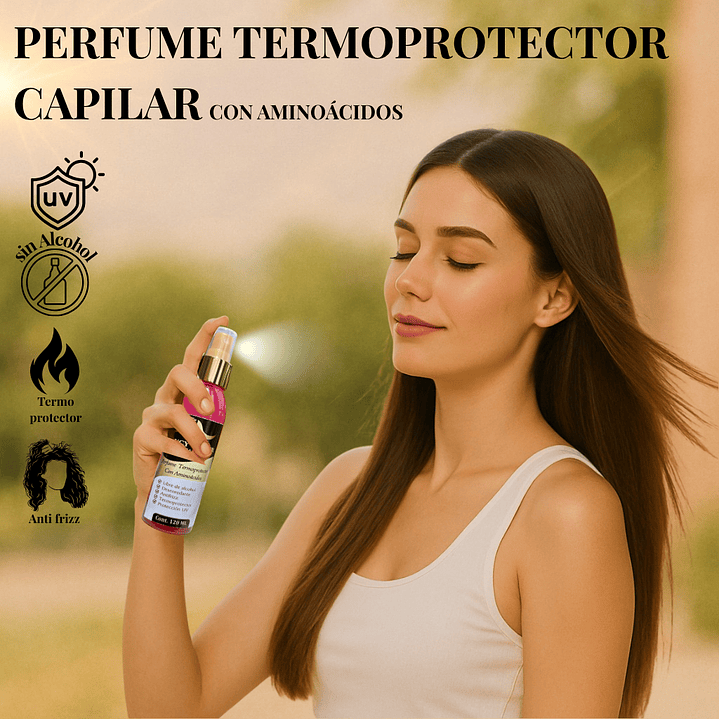 Perfume Capilar Termo protector x 120 ML 2