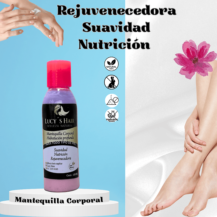 Mantequilla Corporal Hidratación Profunda x 120 ML  2