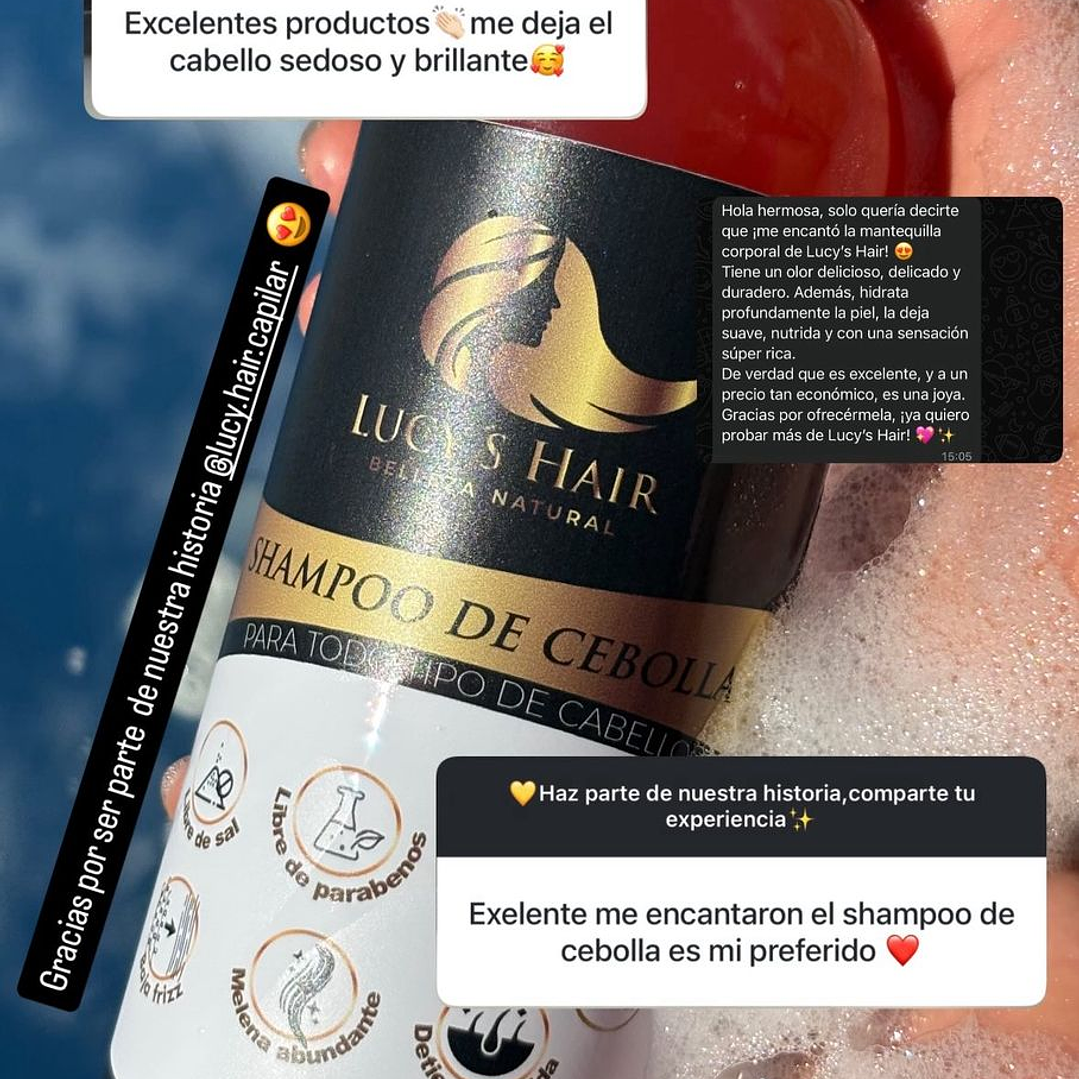 Shampoo Cebolla Morada Anticaída X 500 ML 3