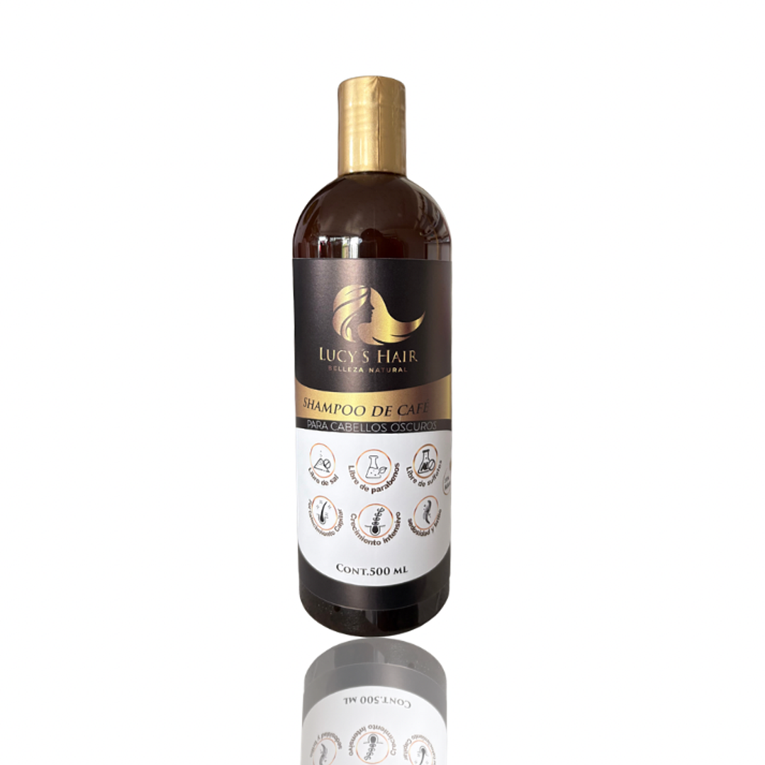 Shampoo de Café Cabellos oscuros x 500 ML 1