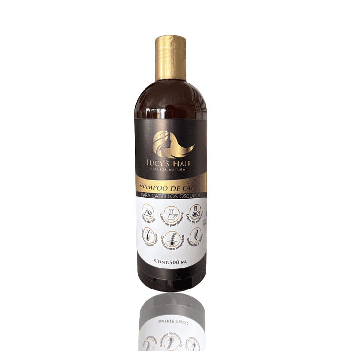 Shampoo de Café Cabellos oscuros x 500 ML 1