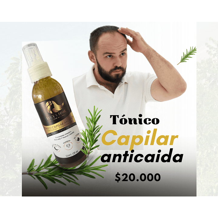 Tónico Capilar anticaida y fortalecimiento x 120 ML 2