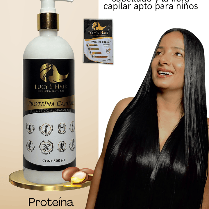 Proteína Capilar Alisa progresivamente x 500 ML 3