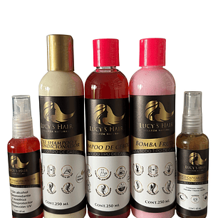 RUTINA CAPILAR COMPLETA Kit Cebolla Morada  ANTICAIDA X 250 ML