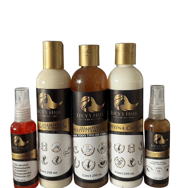 RUTINA CAPILAR COMPLETA Kit Multivitaminico EFECTO LISO X 250 ML 1