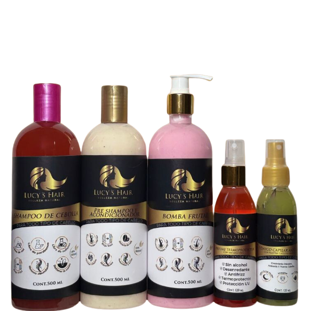 COMBO COMPLETO ANTICAIDA Y REPARACIÓN INTENSIVA X 500 ML 1