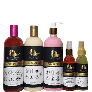 COMBO COMPLETO ANTICAIDA Y REPARACIÓN INTENSIVA X 500 ML