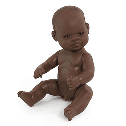 MUÑECO AFRICANO NIÑO 32CM