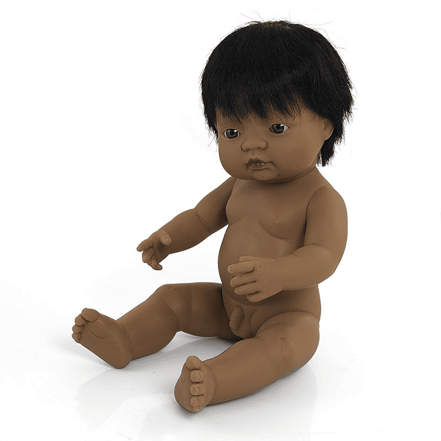 MUÑECO LATINO NIÑO CON PELO 38CM