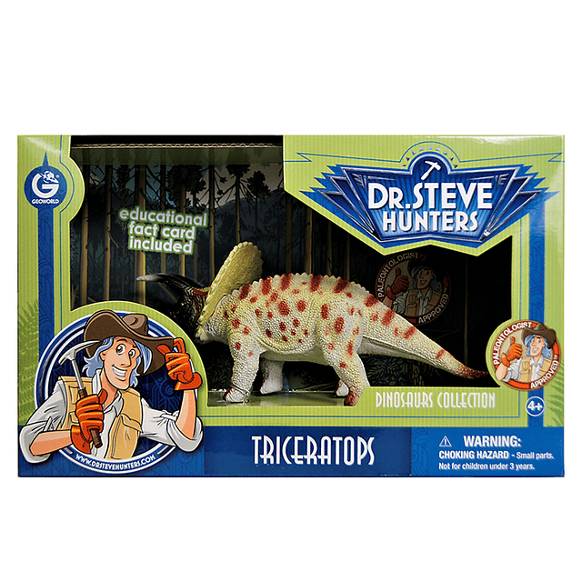 DR. STEVE - DINOSAURS COLLECTION TRICERATOPS